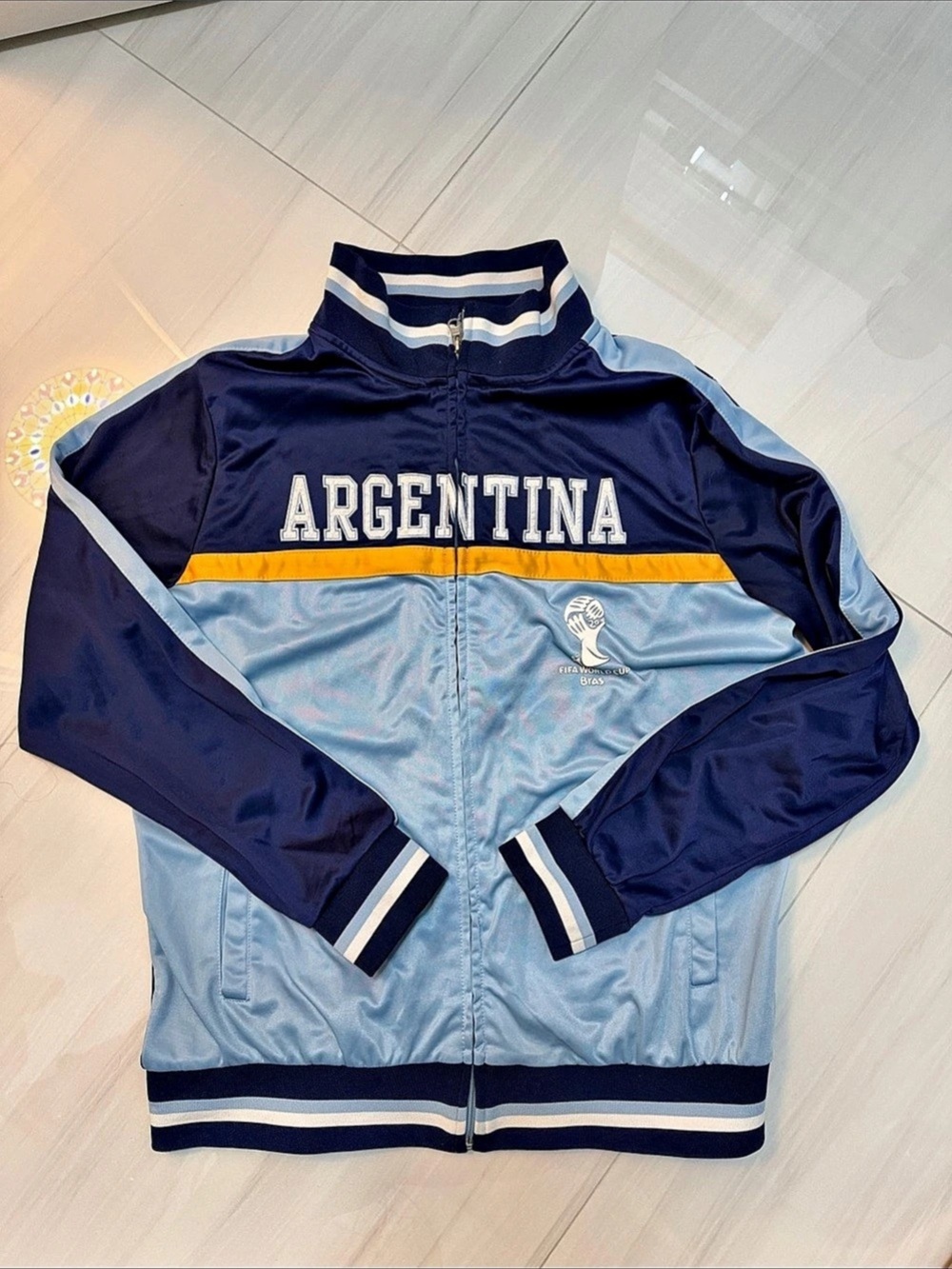 FIFA World Cup Brasil 2014 Argentina Jacket Color Block Jacket